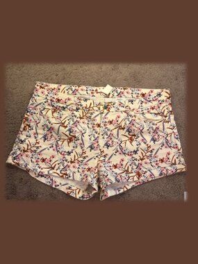 H&M Floral Jean Shorts